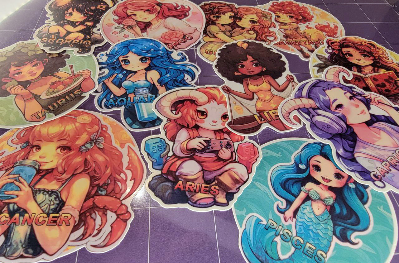Leo Sticker - Cute Zodiac Series