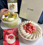 Plum Papaya Cake and Mung Bean Brown Rice Melon Cake (Double Trouble!)