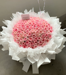 99 Flowers Pink Bouquet