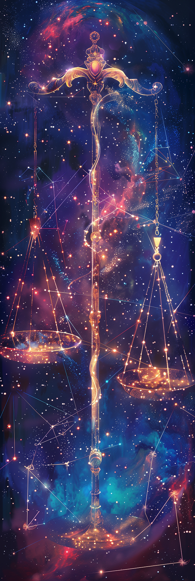 Libra Bookmark - Galactic Zodiac Series