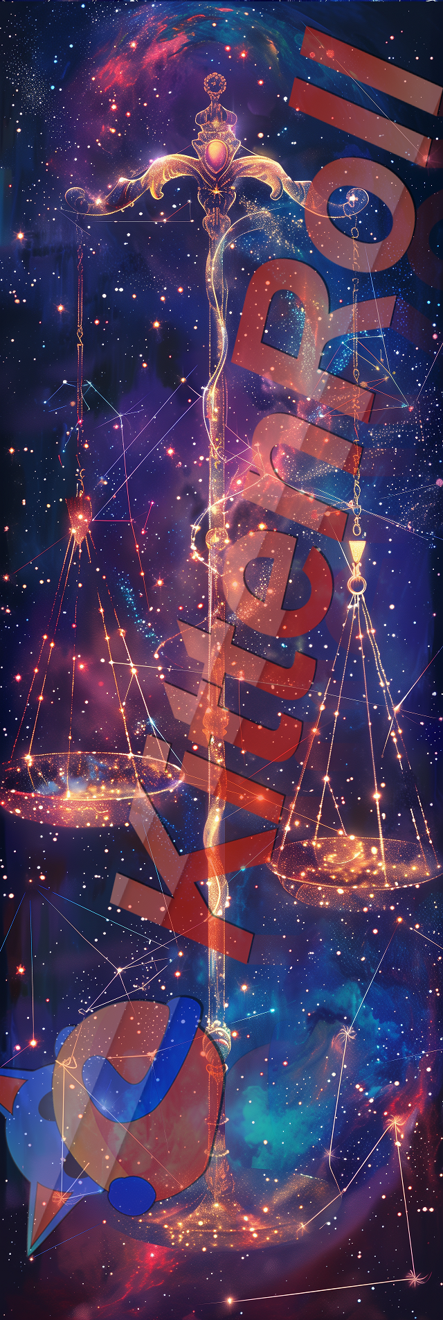 Libra Bookmark - Galactic Zodiac Series
