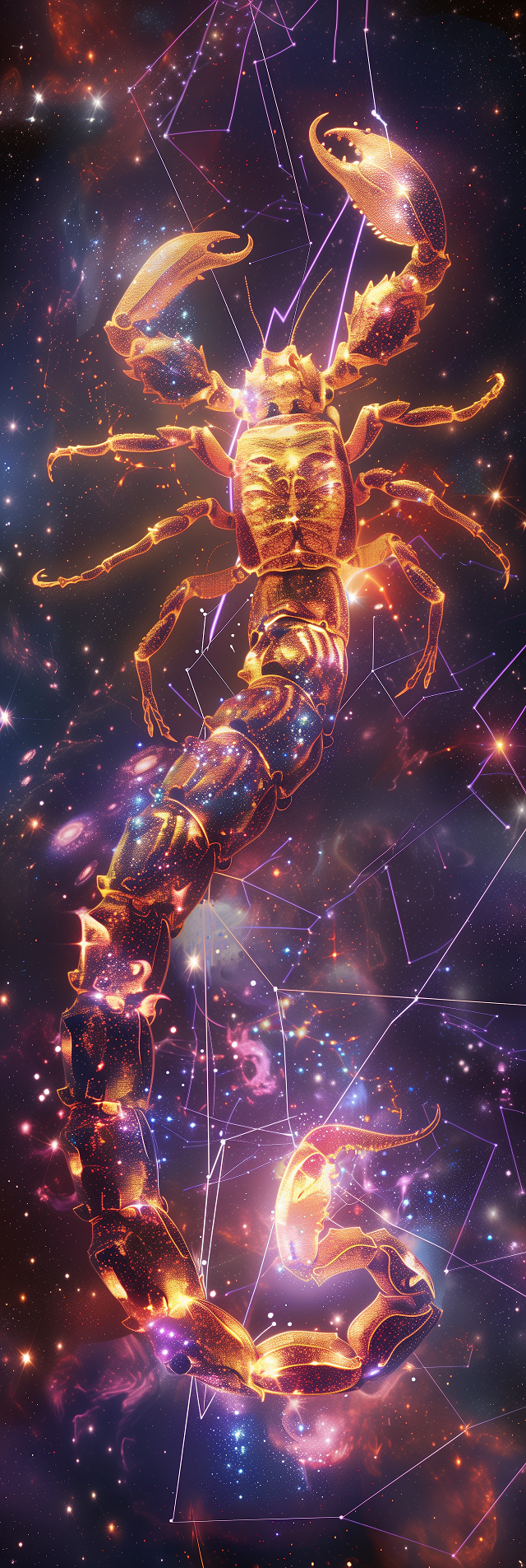 Scorpio Bookmark - Galactic Zodiac Series