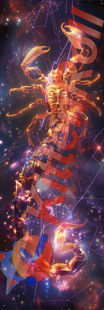 Scorpio Bookmark - Galactic Zodiac Series