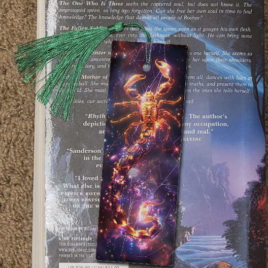 Scorpio Bookmark - Galactic Zodiac Series