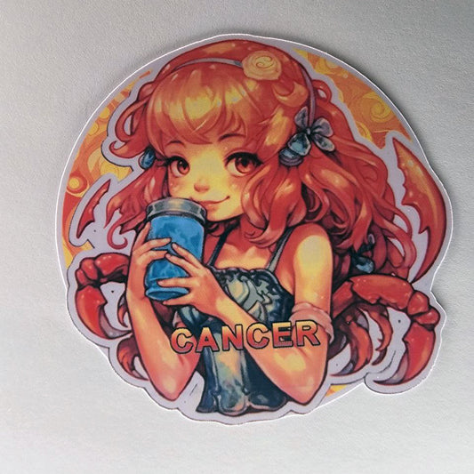 Cancer Sticker - Cute Zodiac Series