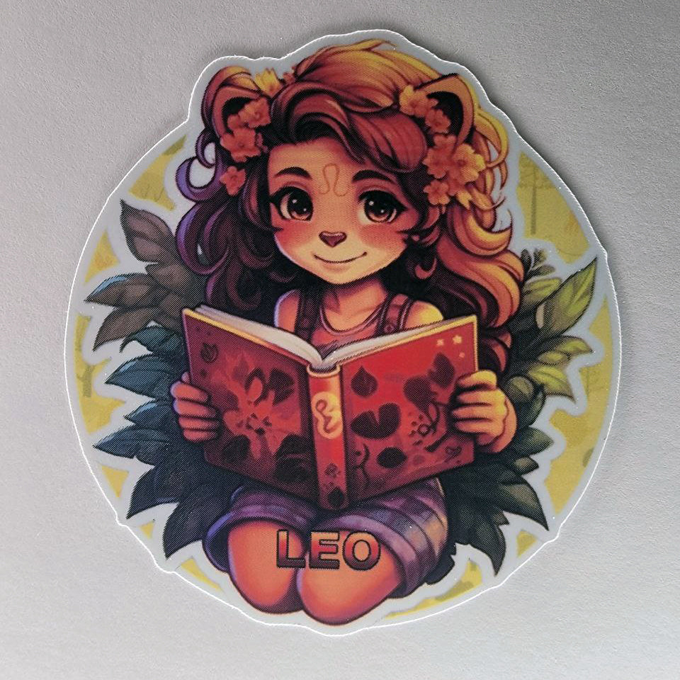 Leo Sticker - Cute Zodiac Series
